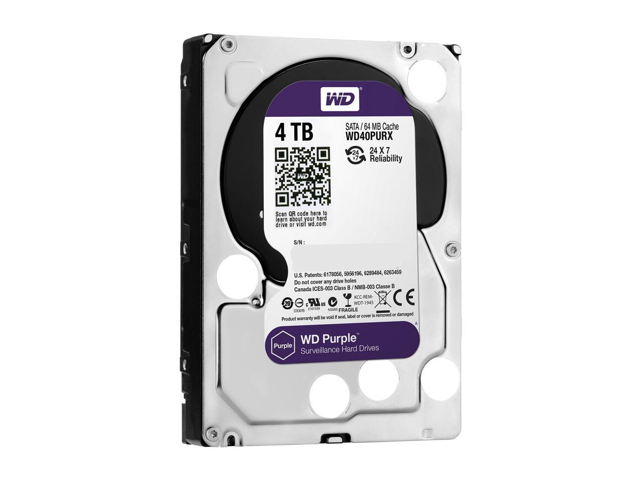 خرید هارد کامپیوتر WD Purple WD42PURZ - چهار ترابایت